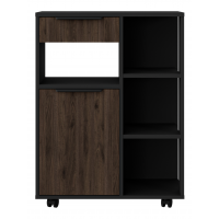 Szafka jezdna ROLLER 70 cm MEGI orzech okapi / czarny